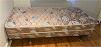 Single bed mattress box spring & frame OFFSITE PU