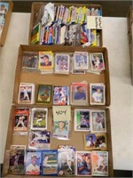 Misc. 1990's Baseball Cards, Flat Of Football &