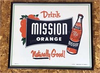 Mission Orange Advertisement 14" X 17"