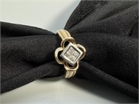 14K Ring With Diamonds 3.1 dwt