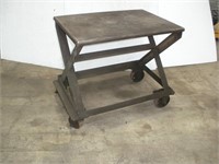 Heavy Duty Steel Welding Cart - 1/4 Thick Top &