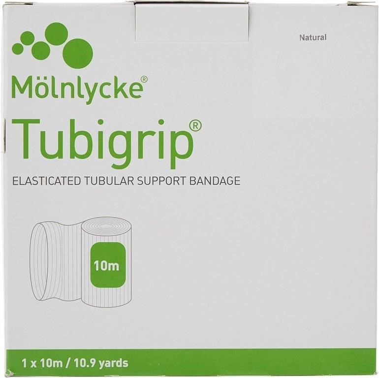 $80 Molnlycke EA/1 TUBIGRIP TUBULAR BANDAGE, SIZE