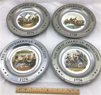 Patriotic Decorative Metal Plates