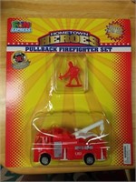 G) New, Fun Express Pull Back Firefighter Set