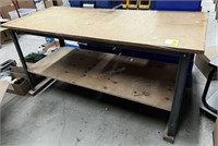 Heavy Duty Metal framed Work bench 72"x30"x35.5"H