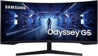 (P) Samsung 34" Odyssey G5 Gaming Monitor - UWQHD