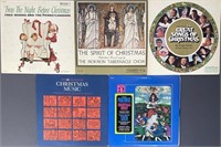 Five Vinyl Christmas Music Records