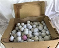 Box of misc golf balls