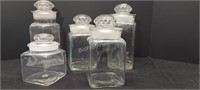 GLASS CANISTER SET