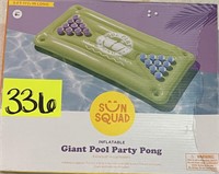 sunsqud inflatable giant pool party pong 5ft 11inL