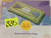 sunsqud inflatable giant pool party pong 5ft 11inL