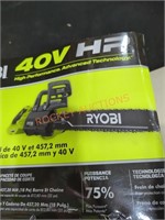 Ryobi 40v brushless 18" chainsaw