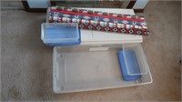 Wrapping Paper Lot - w/ Under Bed Storage