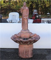 Concrete Figural Grotto Fountain