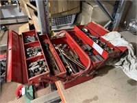 Steel Tool Box & Assorted Oxy Acetylene Torches