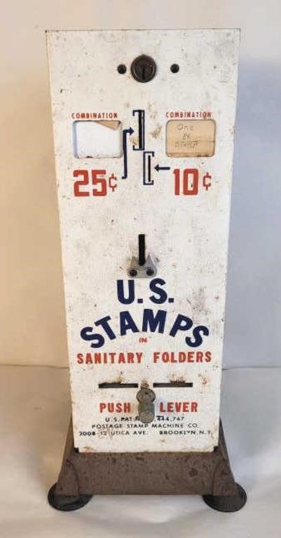 US Stamps in Sanitery Folders Dispenser