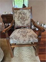 Upholstered Captains Chair