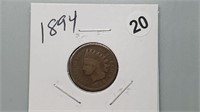 1894 Indian Head Cent rd1020