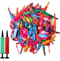 (new)100pcs Rocket Balloons with Two Free Air