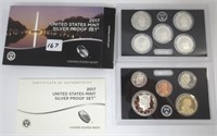 2017 US Silver Proof set