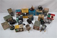 (14) VINTAGE REELS IN ORIGINAL BOXES: