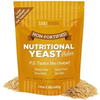 2024 febNon Fortified Nutritional Yeast Flakes, Wh