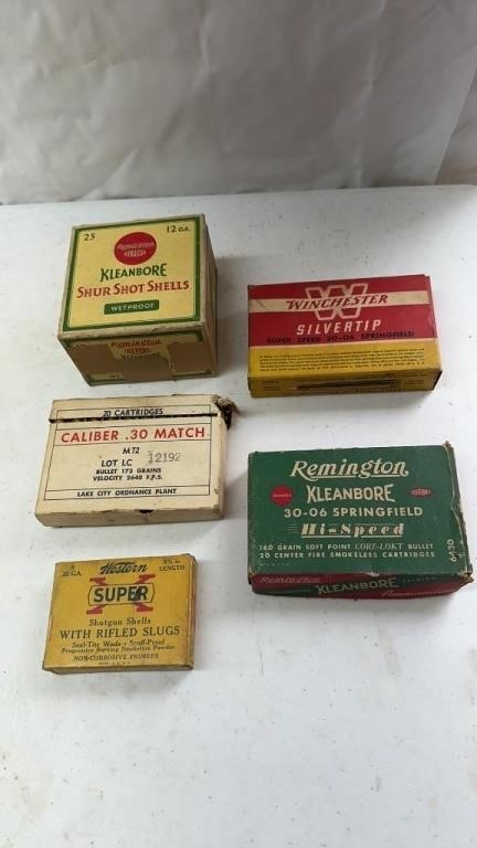 Vintage Ammo -Full Boxes
