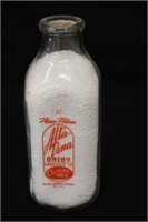 WWII Era Alta-Dena Dairy Bottle