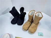 2 Pair Girls Winter Boots