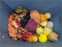 Large Yarn Collection w/ Home Goods