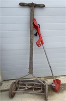 Antique Lawn Mower & Weed Whacker