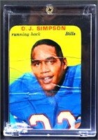 1970 Topps Oj Simpson card
