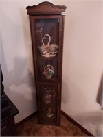 Curio Cabinet and Contents. Cabinet is