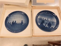 2 Royal Copenhagen Bicentennial plates