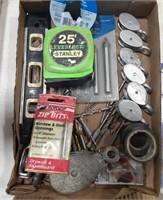 Misc drill bits and pulleys and more