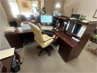 Receptionist Desk w/ Bookcase