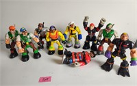 Lot of 9 Mattel Rescue Heroes Dolls