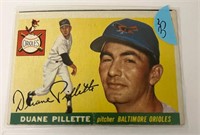 1955 Topps Duane Pillette #168