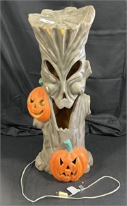 Vintage Foam Tree Halloween Blow Mold.