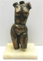 Marble base Bronze Statue 8.5"T