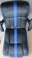 Swivel Pleather Gaming Chair w/Built-in Speakers