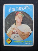 1959 TOPPS #372 JIM HEGAN PHILLIES