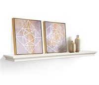 AHDECOR White Floating Shelves Wall Mounted