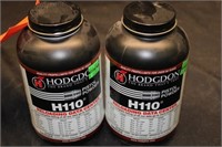 2 Full Cans Hodgdon H110 Gunpowder