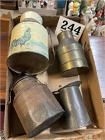 Box lot tin