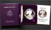 1987 S 1oz Proof Silver Eagle MIB with Cert
