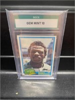 1981 Topps Rickey Henderson Card Graded 10