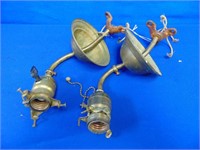 (2) Vintage Wall Mount Light Fixtures