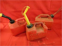 (3)gasoline fuel cans.