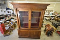 Large Vintage Wood Cabinet